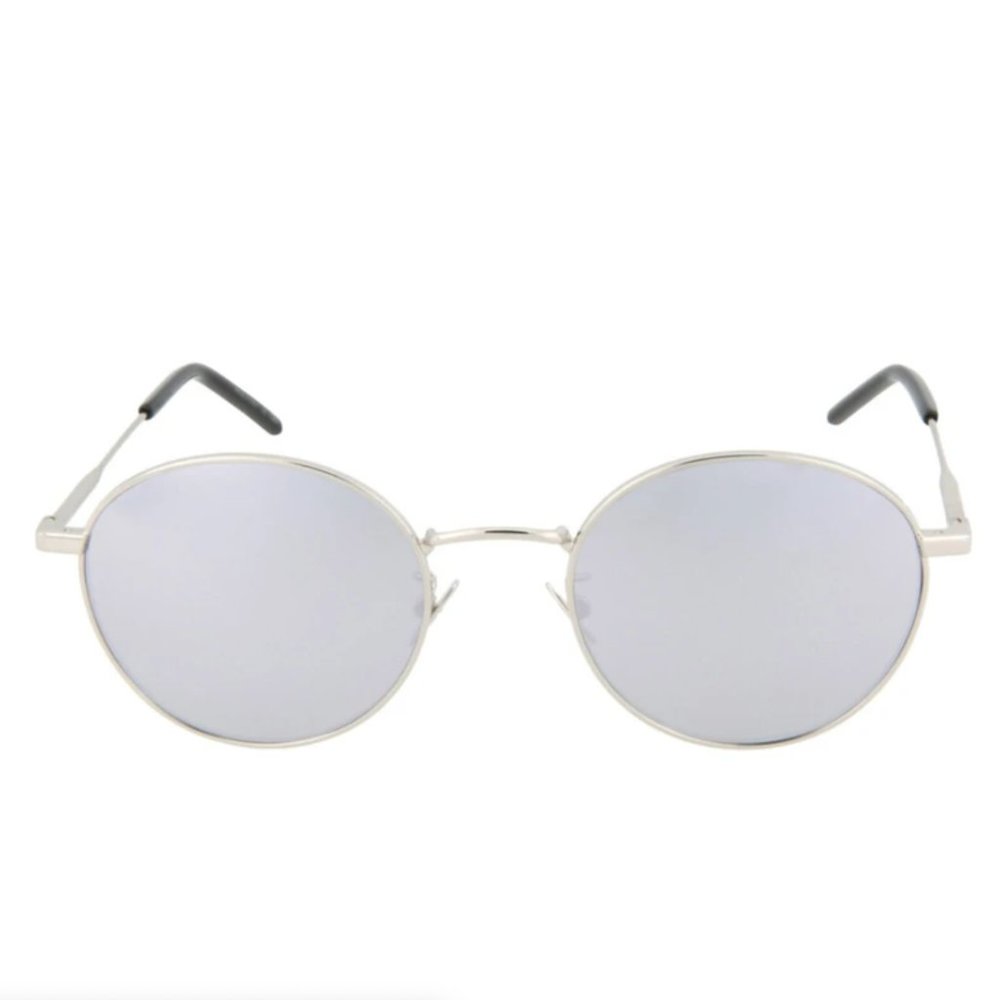 Saint Laurent Unisex Silver Round Sunglasses! - Picture 2 of 4